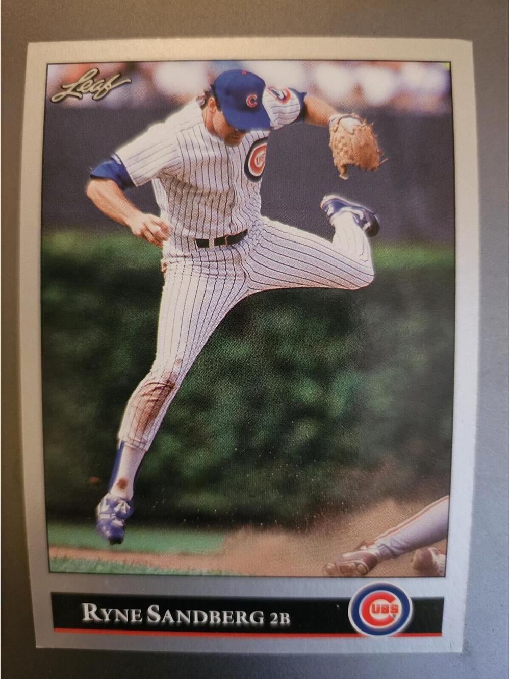1992 Leaf Baseball #317 Ryne Sandberg Mint+ Chicago Cubs
